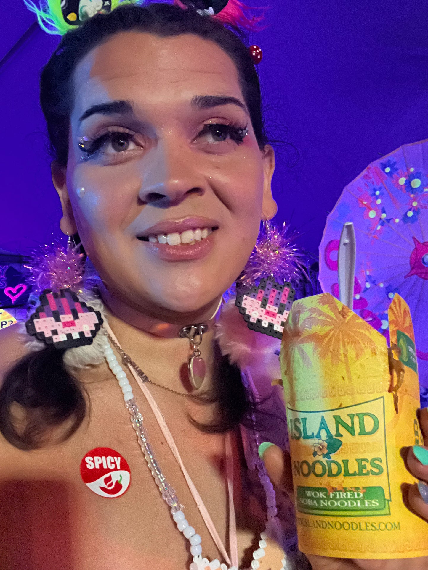 Cheshire Cat Perler Puffs